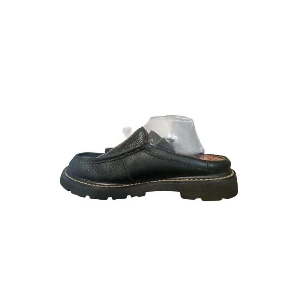Ariat Womens Size US 10 B Black Leather Slip On Mules Clogs Shoes Comfy Boho